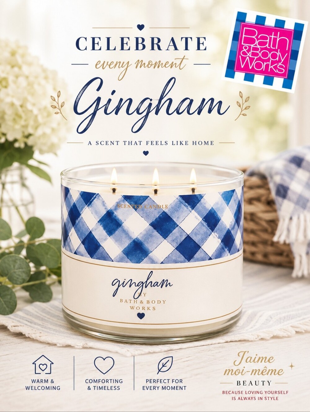 Gingham Candle from Bath and Body Works
